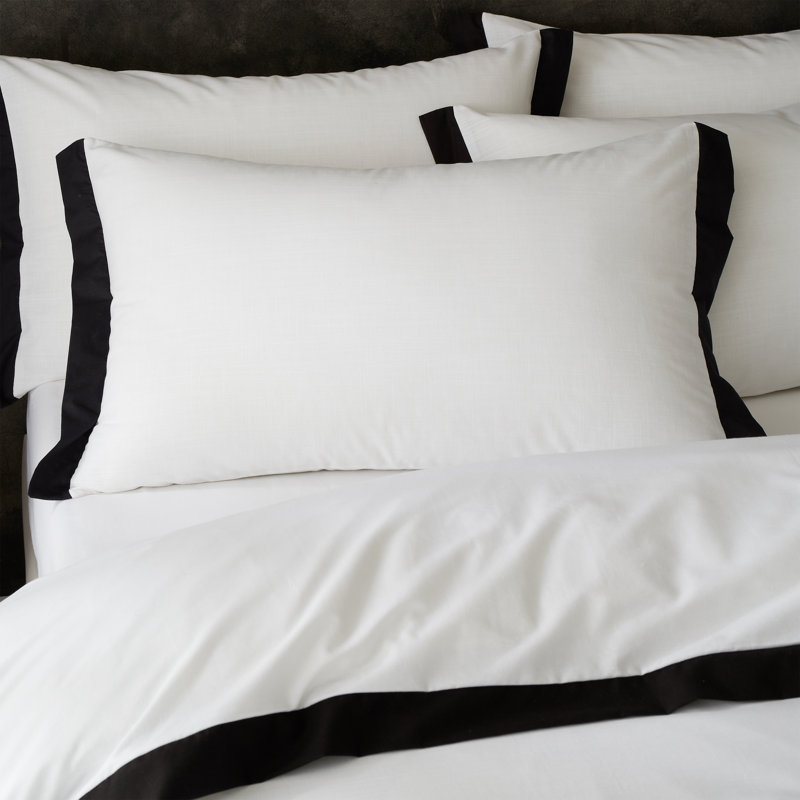 Misako Cotton No Pattern Duvet Cover Set with Pillowcases, Single - 1 Standard Pillowcase