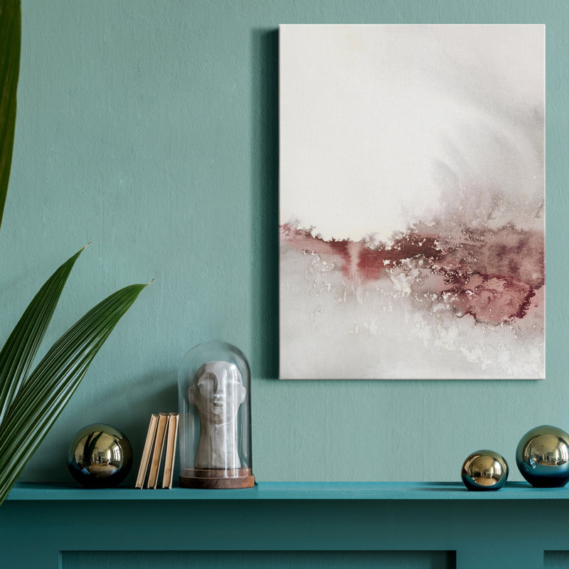Douces vagues I - reproduction d'art sur toile tendue, H 36 po x l 24 po x P 1 po
