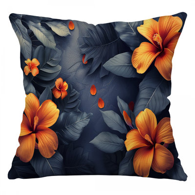 Coussin Hibiscus Blooms
