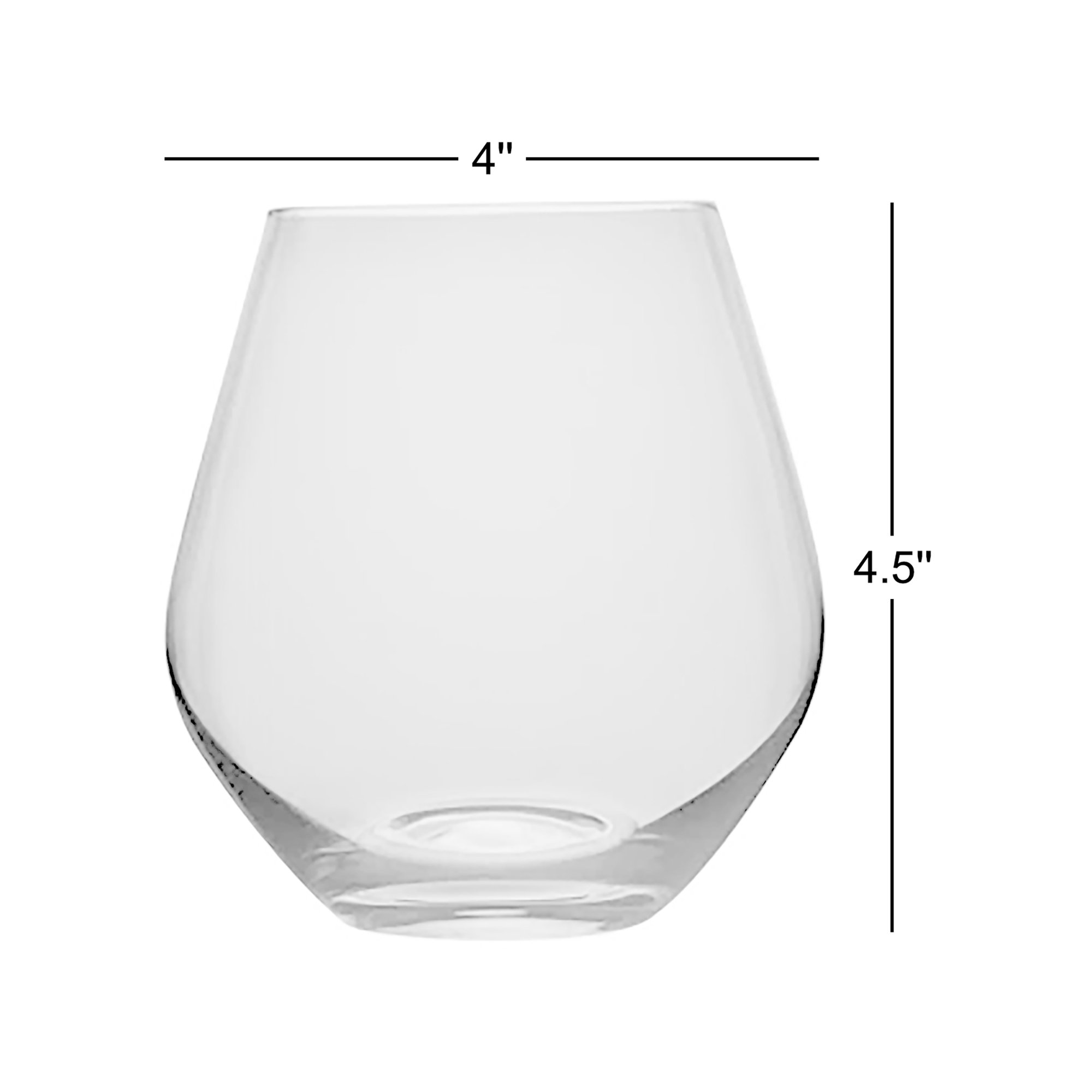 Meridian Amber Stemless Wine 18oz, Teal