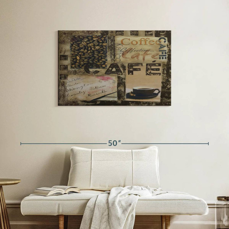 Yarlin Cafe Collage, 24" H x 36" W