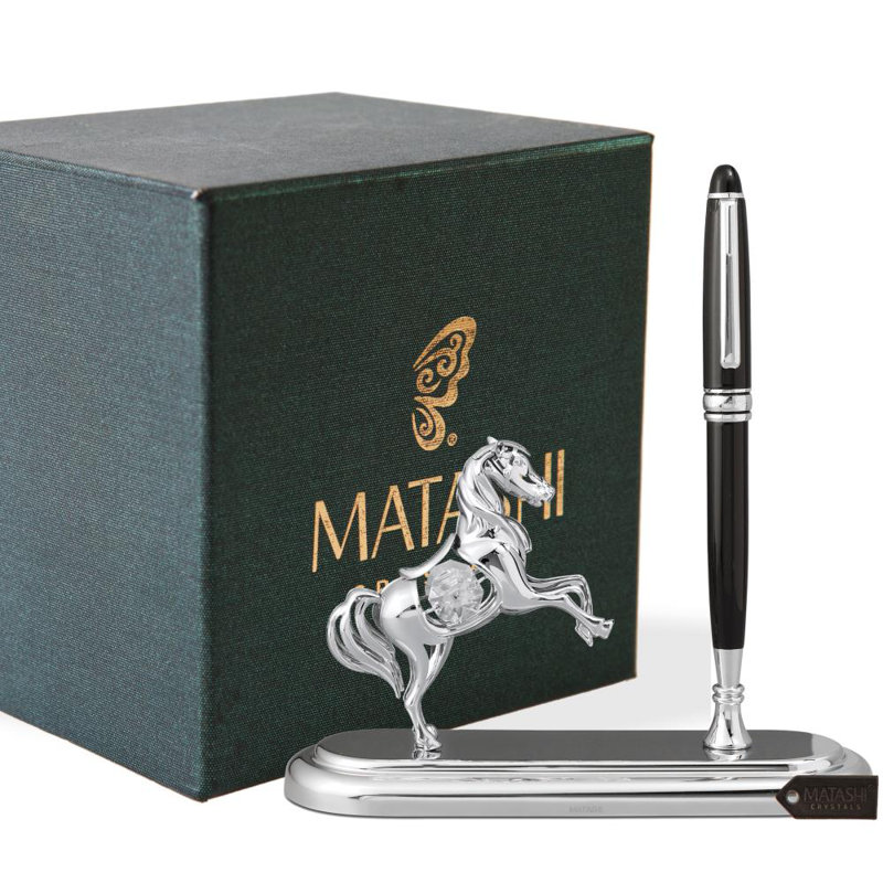 Porte-stylo de bureau de direction, Argent