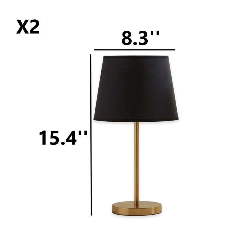 Ensemble de lampes de table «Harmony», Noir