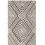 Tapis en laine / coton touffeté à la main gris foncé / ivoire Chul-1431425747