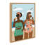 «Ice Cream on the Beach» par Queenbe Monyei, reproduction d'art sur toile encadrée