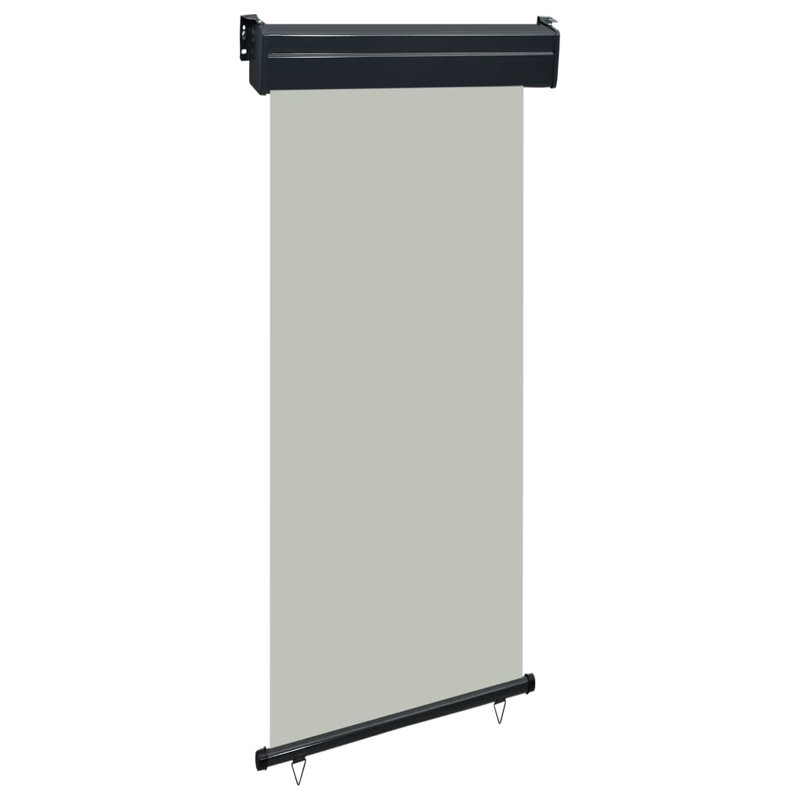 Ergin Balcony Side Awning, Grey, 250cm H x 85cm W