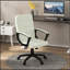 Chaise de bureau en lin Majeris-2110083586