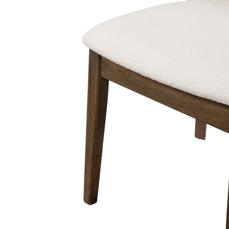 Ensemble de salle à manger Branson, 7 pièces : table, 6 chaises, Noyer / Noyer
