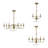 Seiling 5 - Light Steel Dimmable Chandelier-835073896