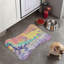 Tapis coloré en forme d'os - Fossiles colorées-101345022