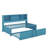 Metal Twin Size Daybed With Trundle, Shelves And USB-1914068293