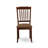 3 Piece Kitchen Table Set for Small Spaces Contains a Round Dining Room Table with Dropleaf and 2 Linen Fabric Upholstered Chairs, 42x42 Inch, Mahogany-452624960-452624962