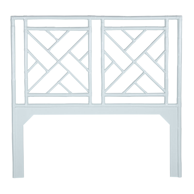 Alden Open-Frame Headboard, Light Blue, Queen