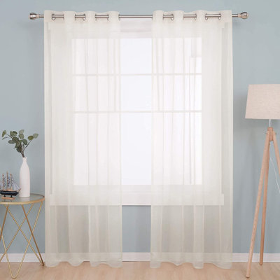Windber Sheer Door Curtain Pair