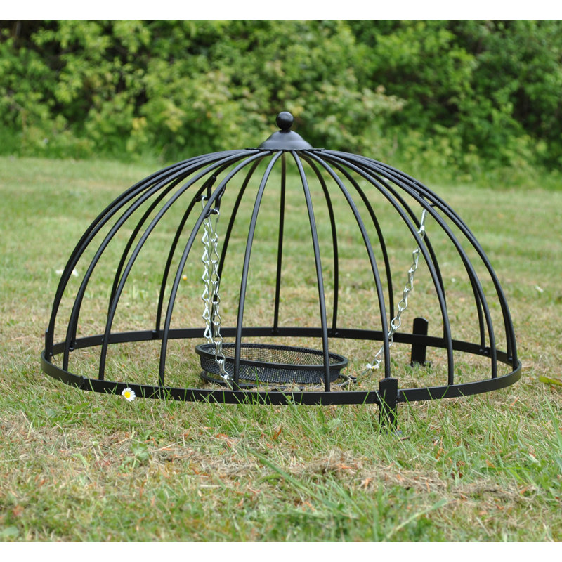 Evony Metal Freestanding Decorative Bird Feeder