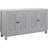 Cedrina Large Storage Space Sideboard, 4 Door Buffet Cabinet with Pull Ring Handlest,Office Credenza-566616397