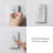 2 Pack Clear Light Switch Cover Guard, Childproof Wall Switch Protector for Home, Nursery & Office