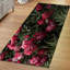 Tapis à motif floral rétro avec velours doux pour une décoration intérieure élégante-1475299424