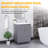 24" Single Bathroom Vanity With Resin Top And Sink Freestanding-1925042818