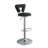 Uriana Swivel Upholstered Adjustable Height Counter Stool with Metal Frame-771089114
