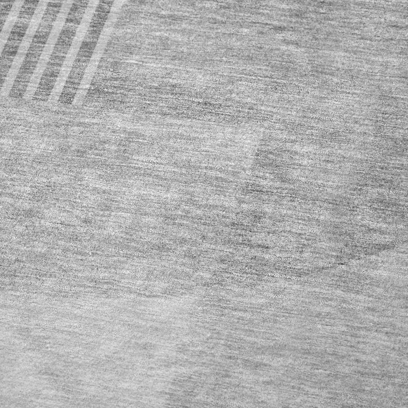 Jeté Art déco en sherpa Addison, Géométrique gris 2