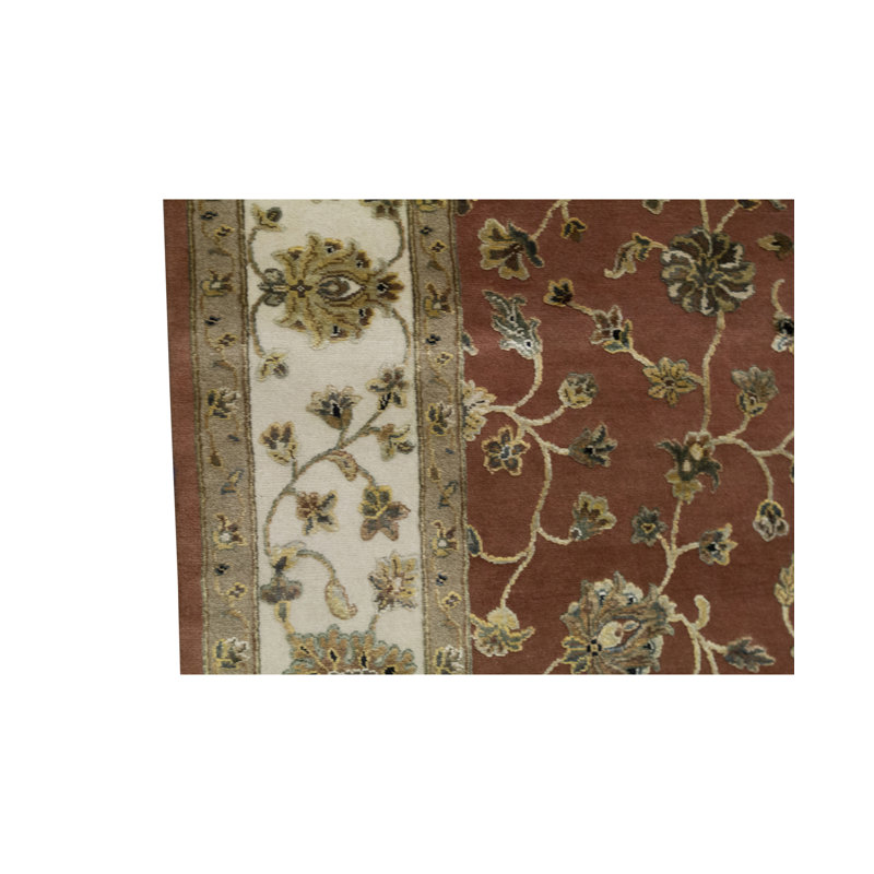 Dharma Hand Woven Silk and Wool Oriental Area Rug