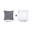 Housse de coussin en coton avec plumes-340949298