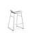 Palm Upholstered Backless Stool with Metal Frame-44643235-21155472