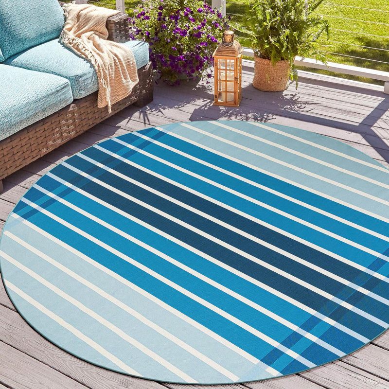 Grierson Indoor/Outdoor Area Rug, Round 7'10"