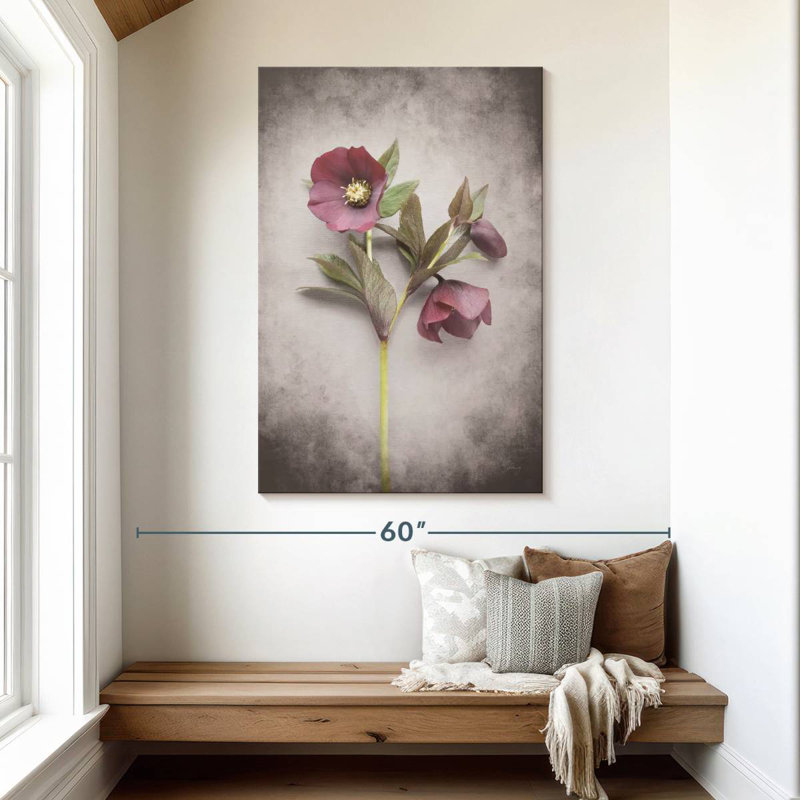 Étude Harnek Vintage Hellebore II, H 48 po x l 32 po