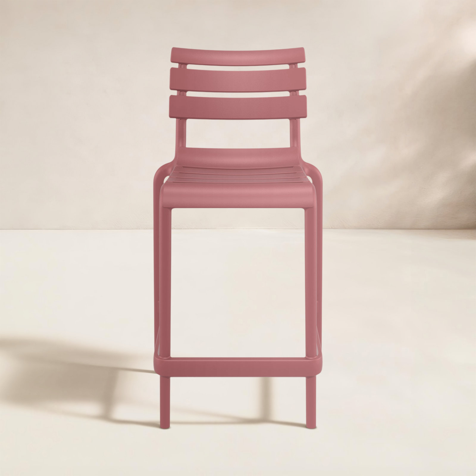 Ruta Patio Bar Stool, Marsala, 25.60"