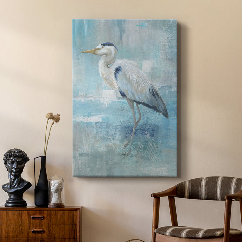 Blue Heron II - galerie Cavas sur mesure, H 12 po x l 8 po