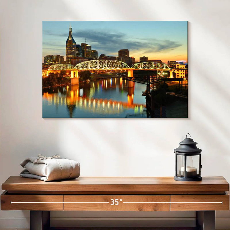 Pont Seigenthaler, Nashville, H 16 po x l 24 po