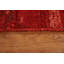 Tapis rouge marocain rouge noué à la main 4 x 6