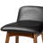 Upholstered Counter Stool with Solid Wood Frame-1173435381