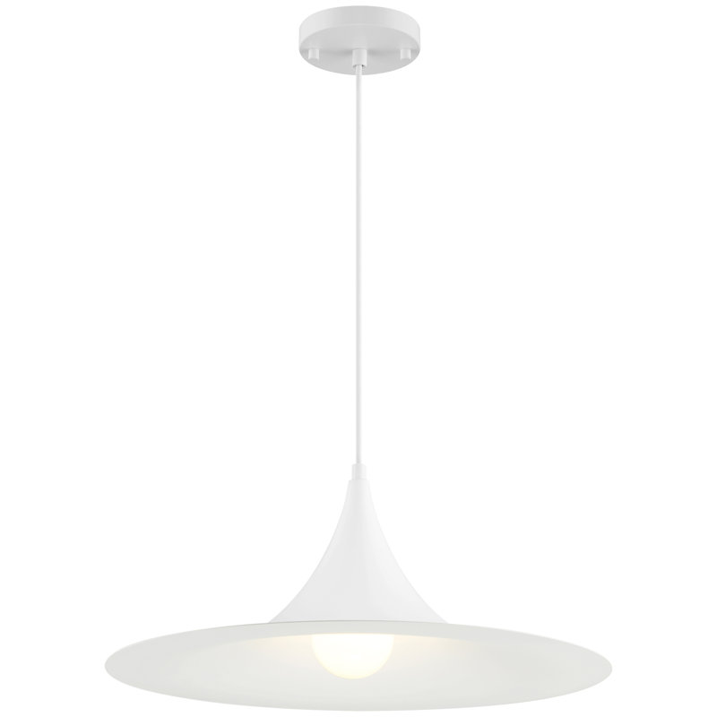 Gelila 1 - Light Single Pendant, Matte White
