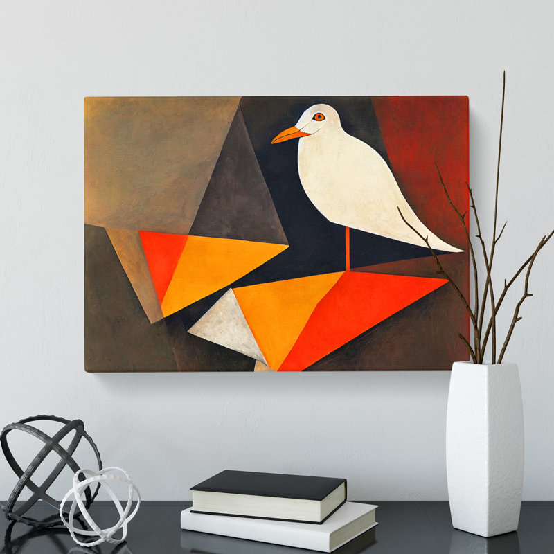 Seagull Abstract Vol.2 - Wrapped Canvas, 50cm H x 76cm W x 3cm D