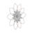 Yousaf Metal Floral Wall Decor with Layered Petals and Openwork Frame-933632516-933632518