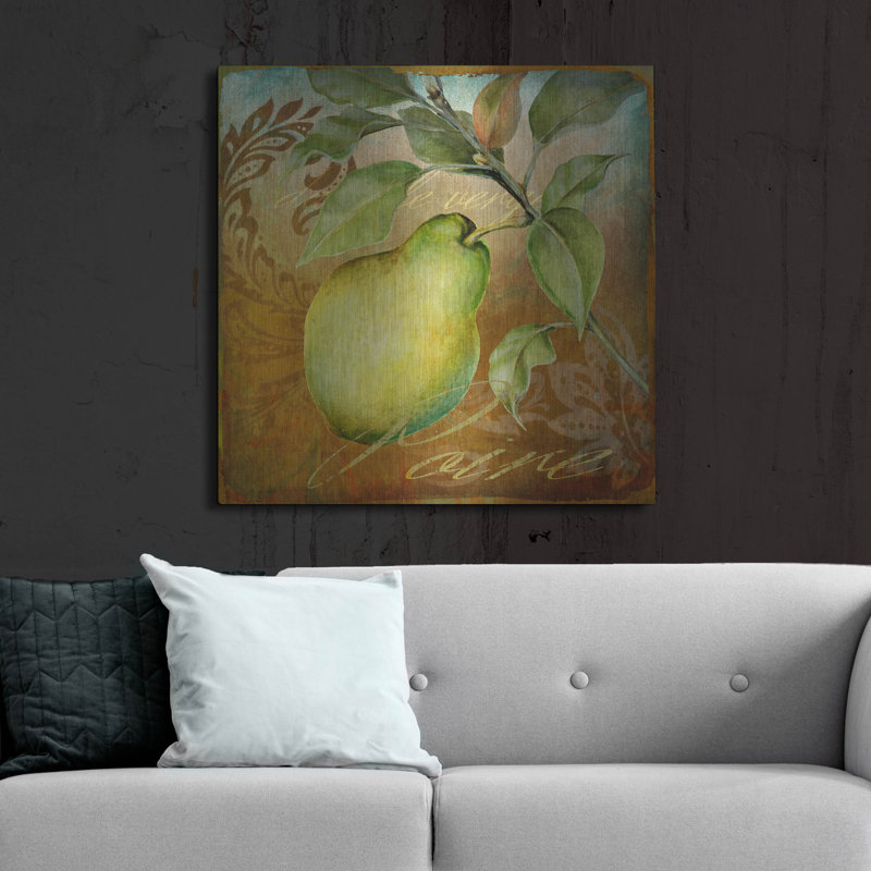 «From The Grove Pear» par Art Licensing Studio, art mural en métal, H 36 po x l 36 po