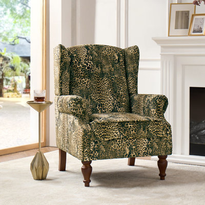 Anndi Upholstered Wingback Accent Chair