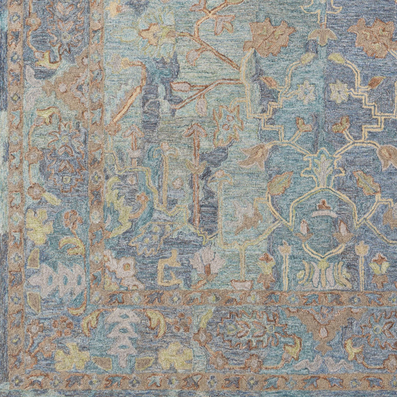 Nouveau Hand Tufted Wool Oriental Area Rug, Rectangle 5' x 7'6"