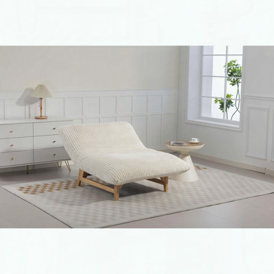 Fauteuil à billes - Velours côtelé - Éponge haute densité - ergonomique