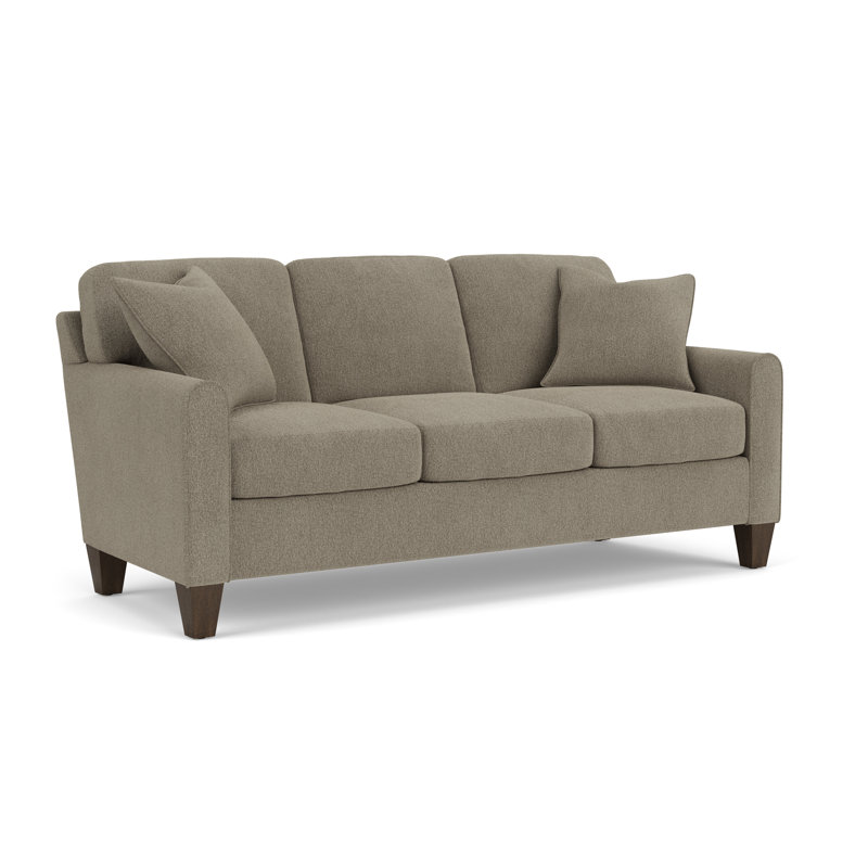 Canapé Cornesia, 100% polyester colombe