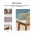 Aleza Outdoor Patio Bar Stools With Waterproof Soft Cushion-758588252-758588253-758588254