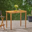 Table de bar d'extérieur minimaliste en bois d'acacia