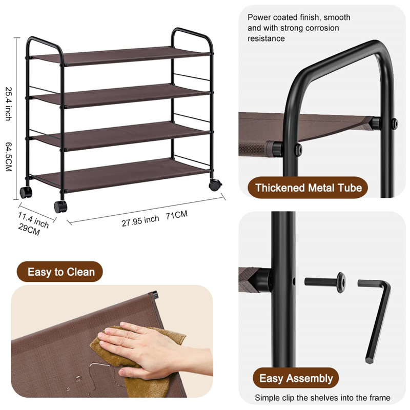 20 Pair Shoe Rack
