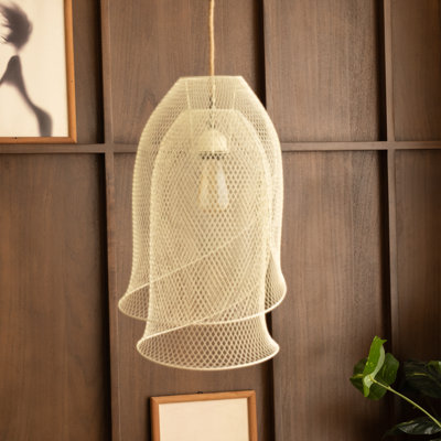 Luminaire suspendu Tulipe Lily - Plafonnier suspendu Mesh