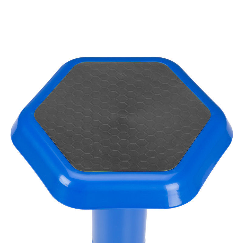 Tabouret d'apprentissage en plastique sans dossier, Bleu, 12 po