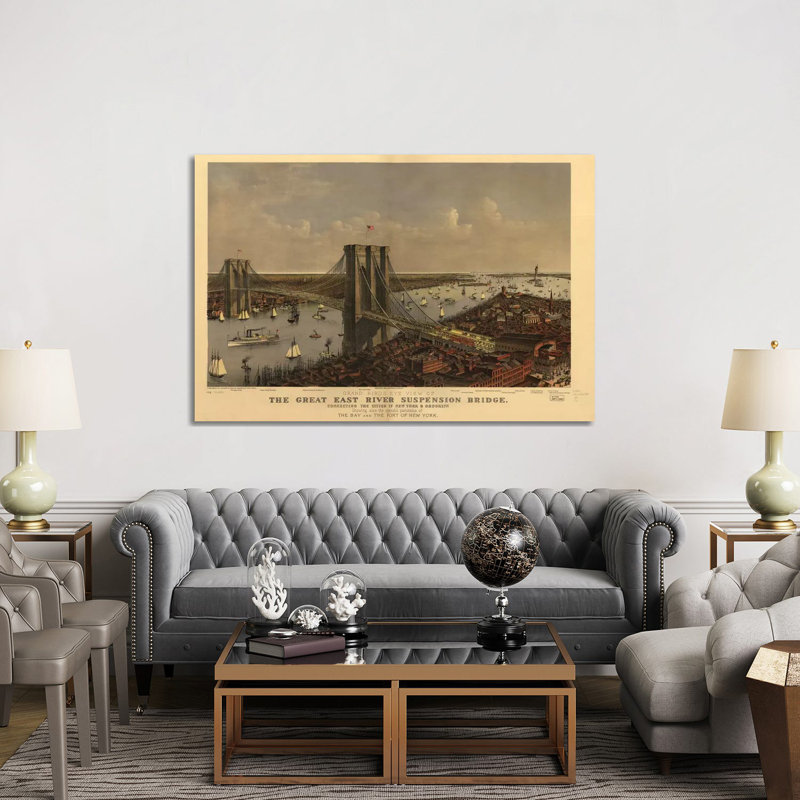Currier & Ives - Wrapped Canvas Print, 152.5 cm H x 101.5 cm W