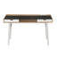 Bureau d'ordinateur compact avec rangement multiple